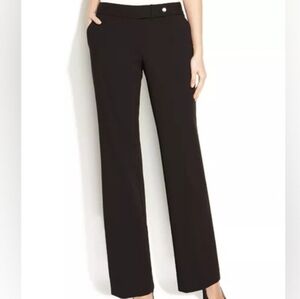 Calvin Klein Petite Modern Fit Black Pants Office